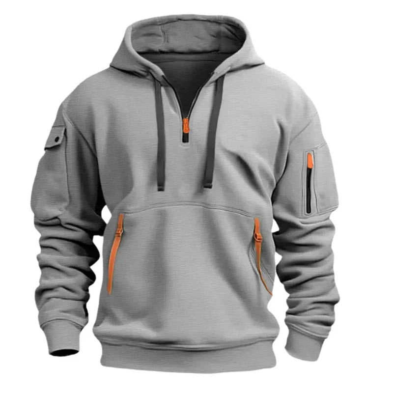 Locker sitzendes Sweatshirt mit Rundhalsausschnitt für Herren
