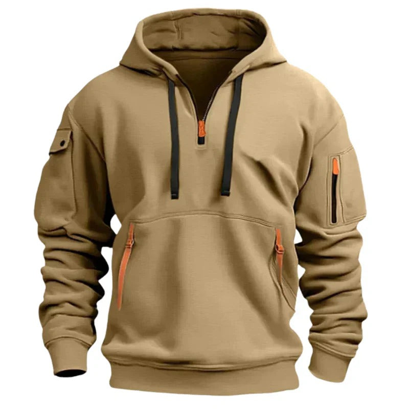 Locker sitzendes Sweatshirt mit Rundhalsausschnitt für Herren