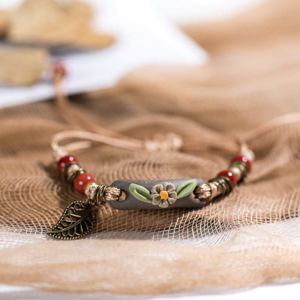 Damen Armband mit Markantem Muster und Verstellbarem Verschluss 0