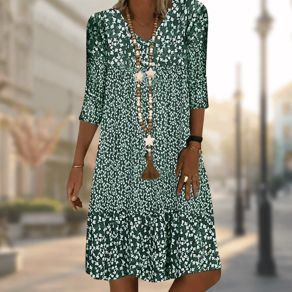 Damen Bequem Kleid mit Zeitlosem Design für Büro und Freizeit 3