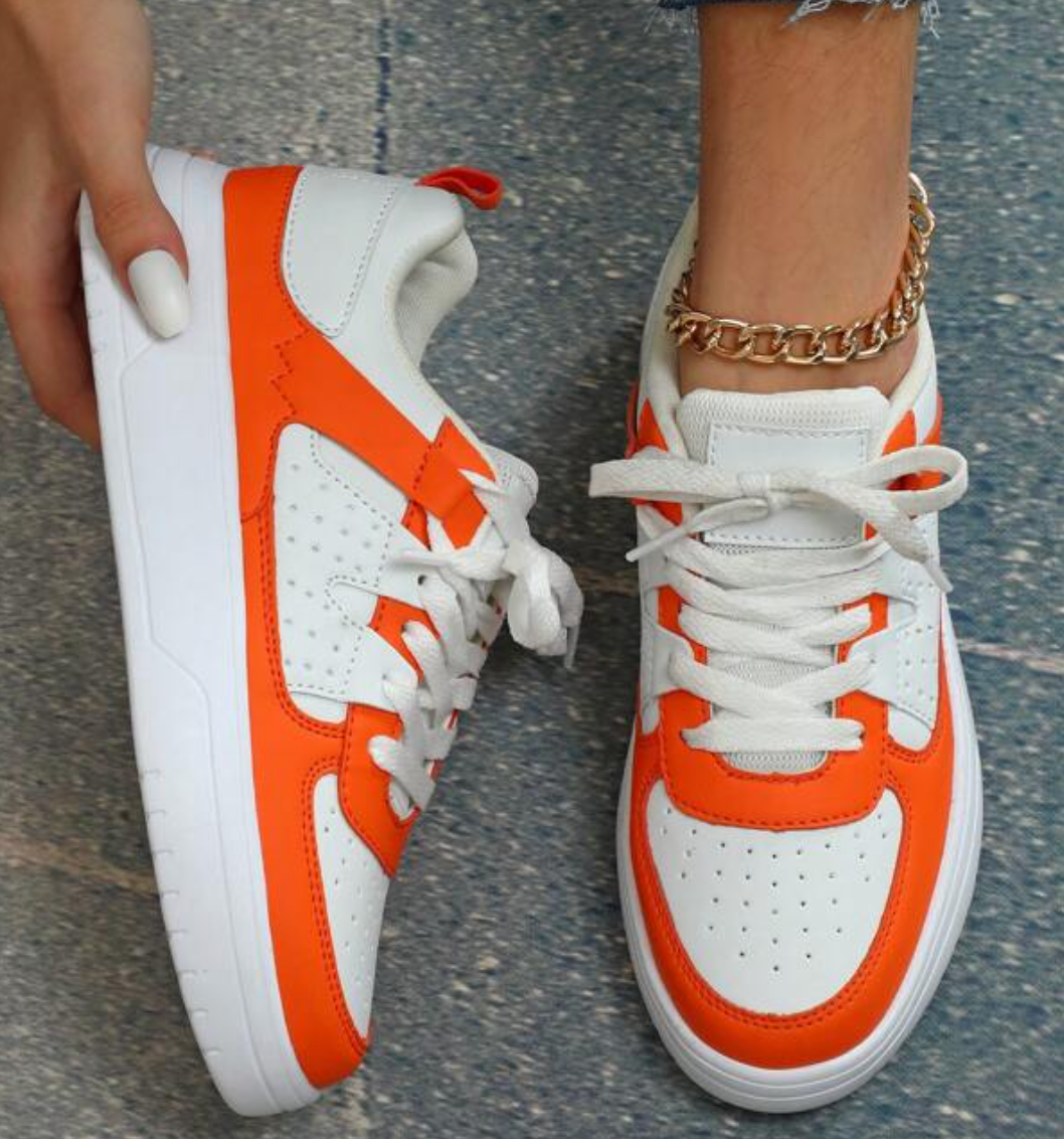 Damen Bequeme Sneakers mit Atmungsaktivem Design und Stabiler Sohle 12
