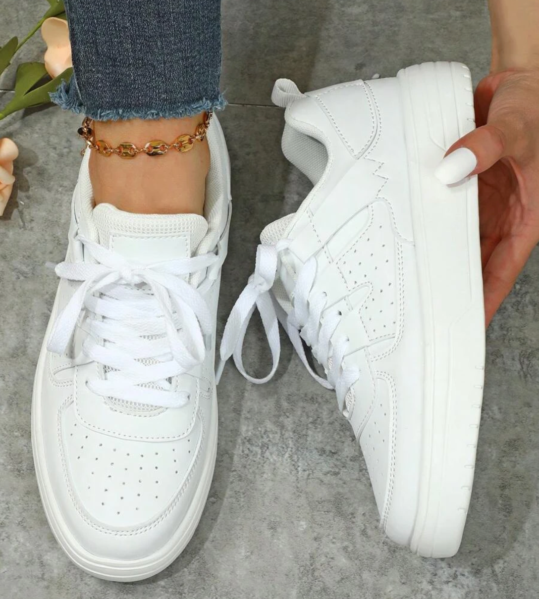 Damen Bequeme Sneakers mit Atmungsaktivem Design und Stabiler Sohle 3