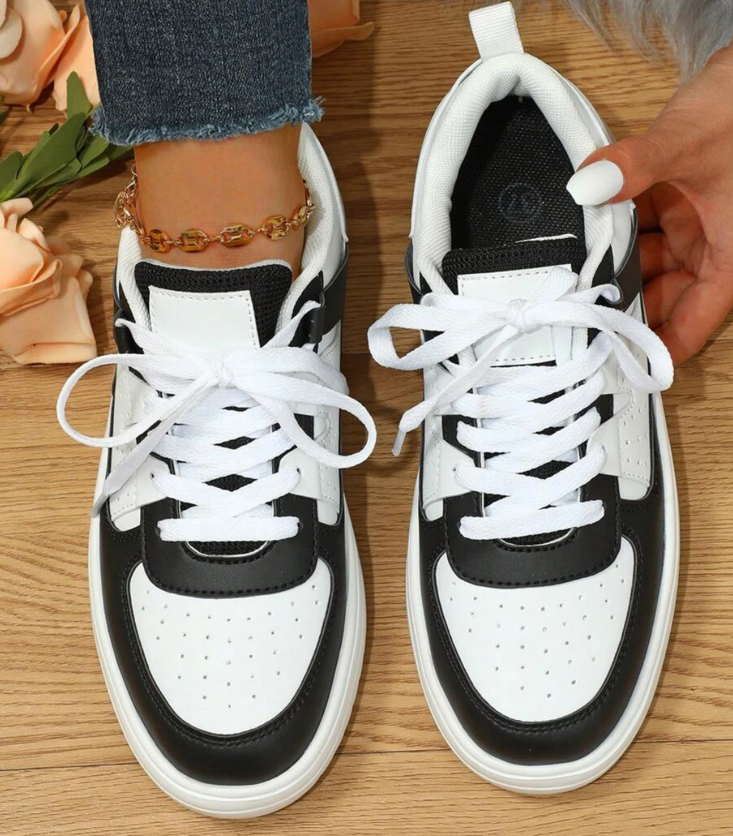 Damen Bequeme Sneakers mit Atmungsaktivem Design und Stabiler Sohle 6