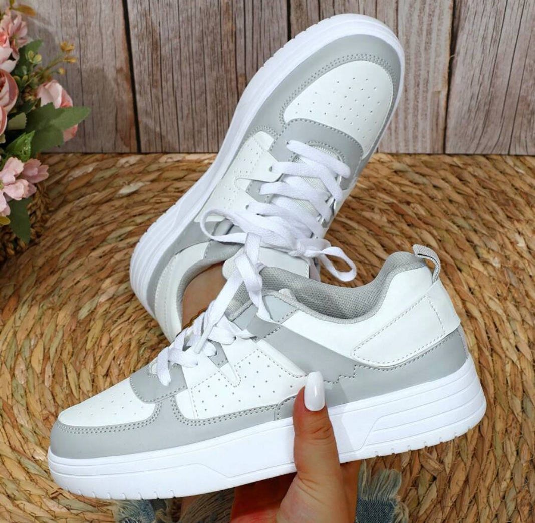 Damen Bequeme Sneakers mit Atmungsaktivem Design und Stabiler Sohle 8