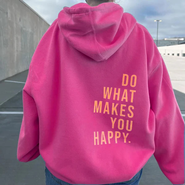 Damen Jacke mit Kapuze und Grafikdruck Design