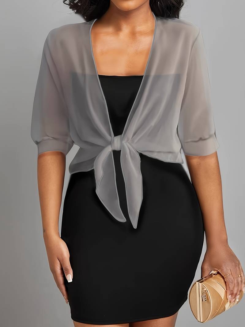 Damen Bluse mit Offenem Vorderdesign für Vielseitige Outfits 12