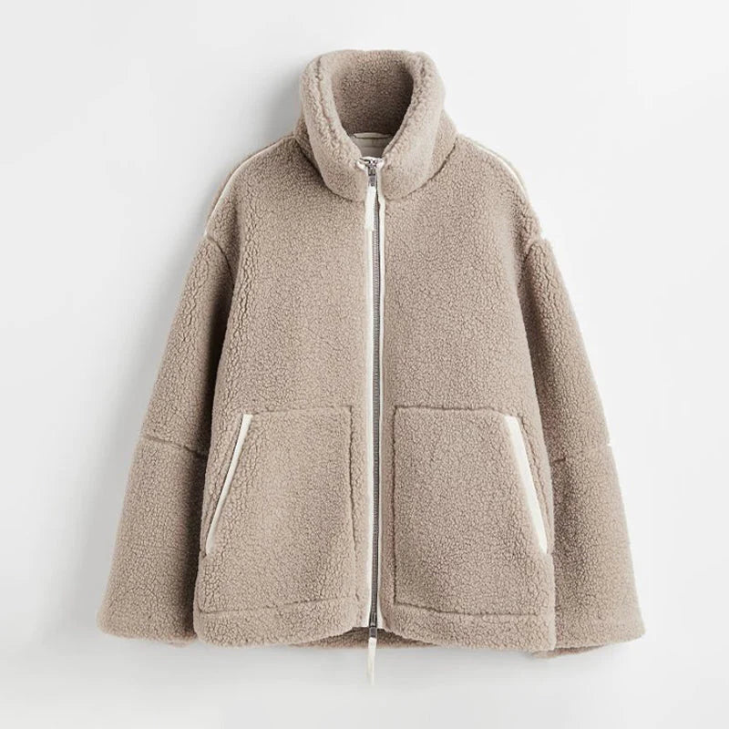 Damen Teddyjacke für Kühle Tage