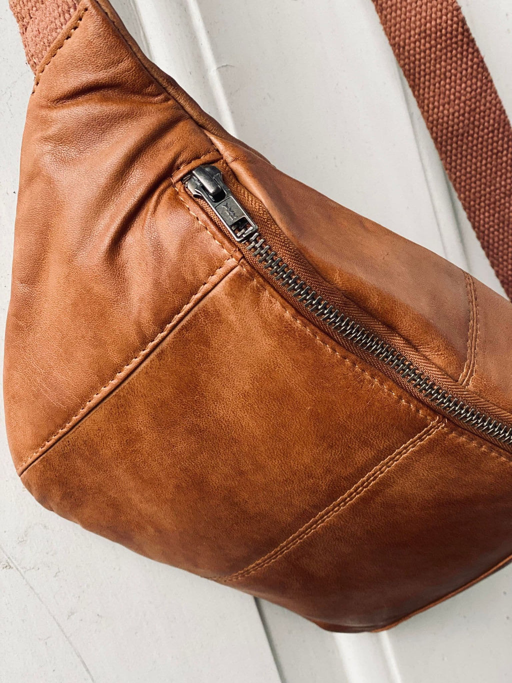 Damen Gürteltasche Mit Verstellbarem Riemen Und Reißverschlusstasche 2