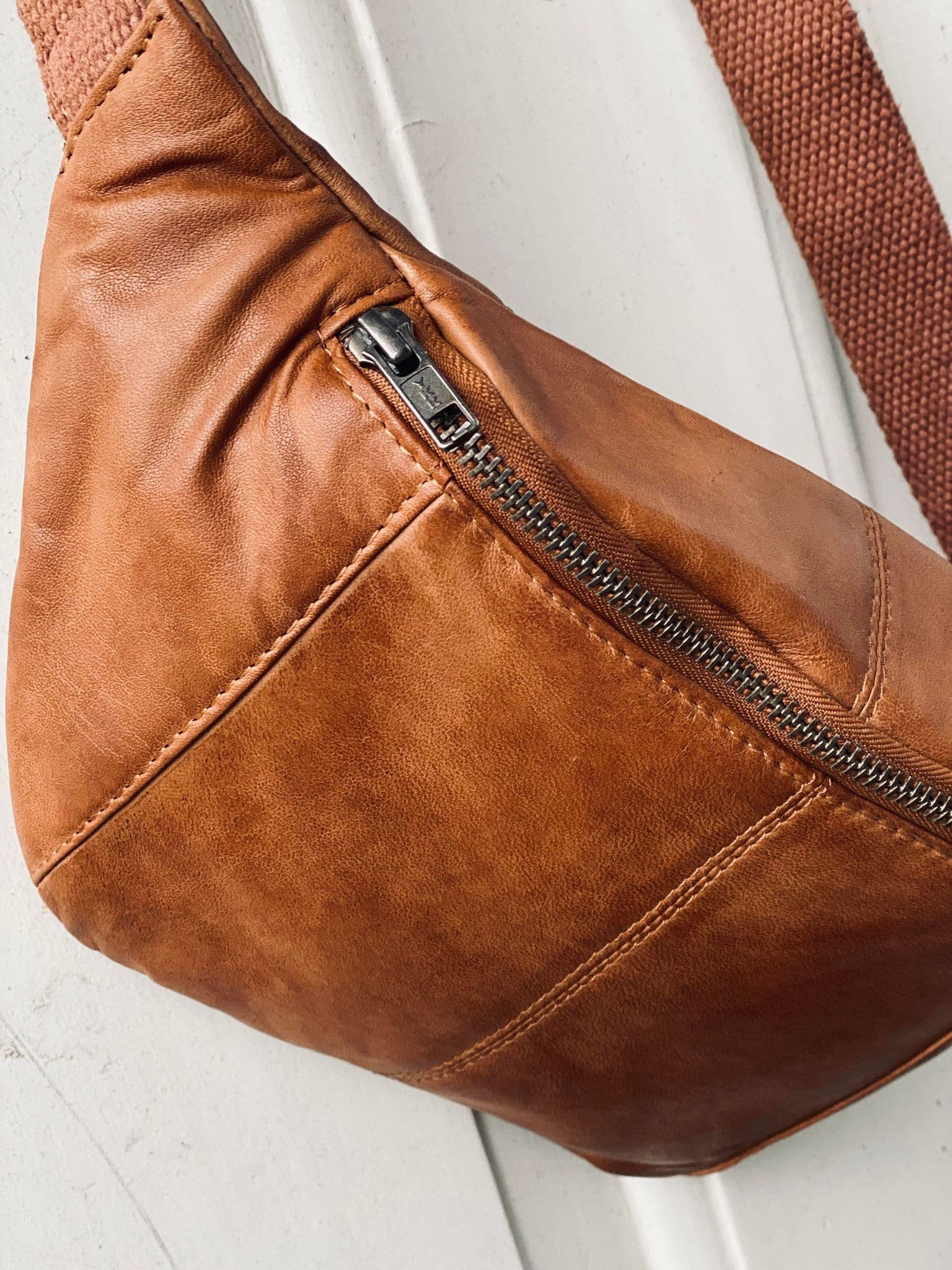 Damen Gürteltasche Mit Verstellbarem Riemen Und Reißverschlusstasche 2