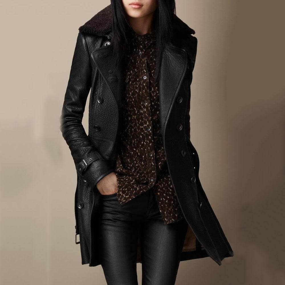 Damen Langer Mantel für Winter