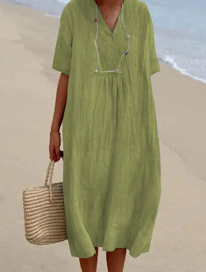 Damen Boho Kleid mit lockerer Passform