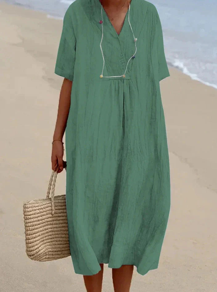 Damen Boho Kleid mit lockerer Passform