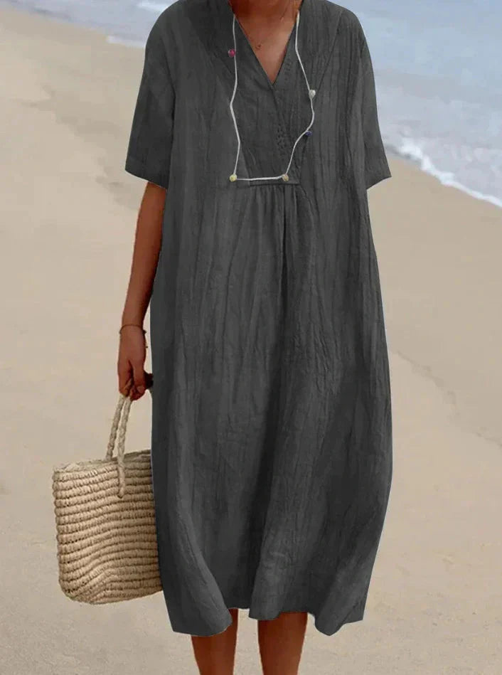 Damen Boho Kleid mit lockerer Passform