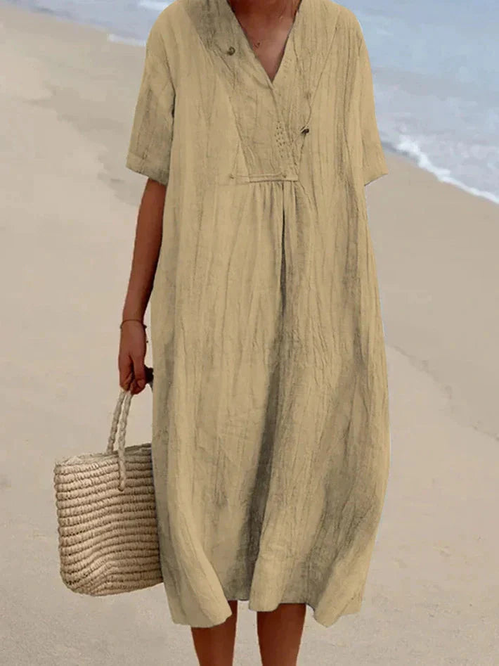 Damen Boho Kleid mit lockerer Passform