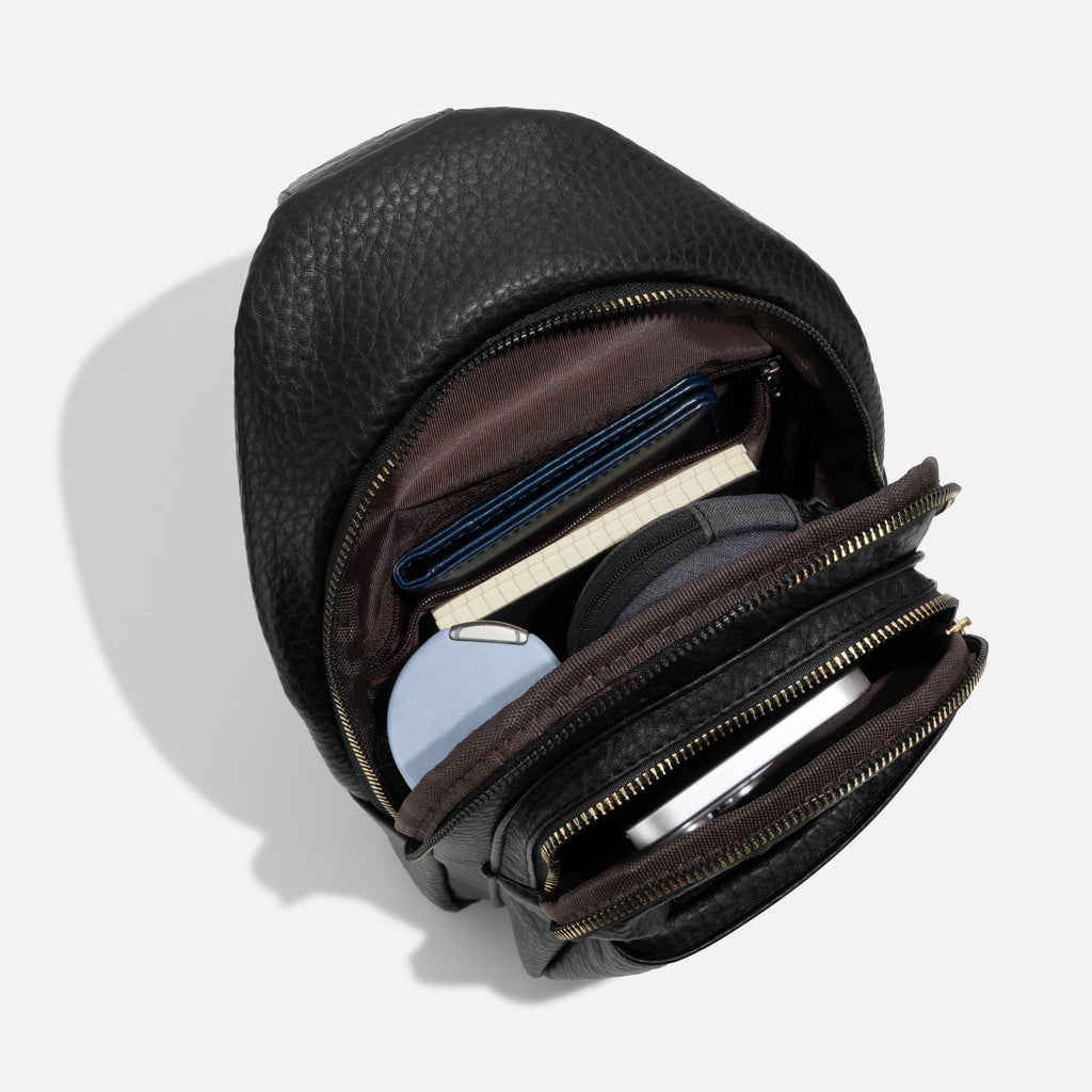 Damen Umhängetasche mit Reißverschlussfach 1