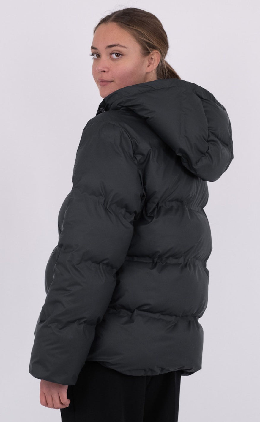 Damen Winter-Pufferjacke mit Kapuze