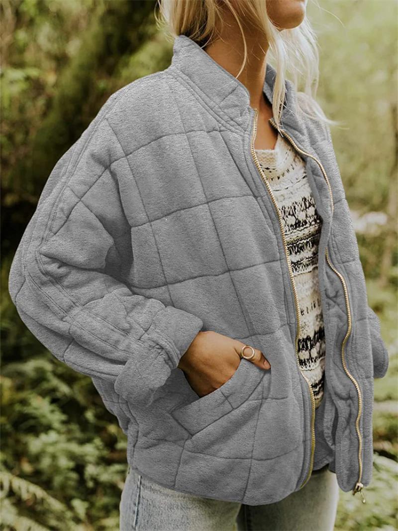 Damen Winterjacke mit durchgehendem Reißverschluss