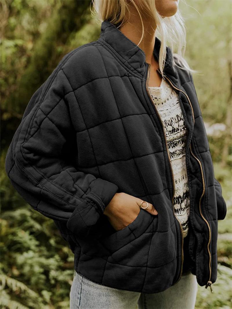 Damen Winterjacke mit durchgehendem Reißverschluss