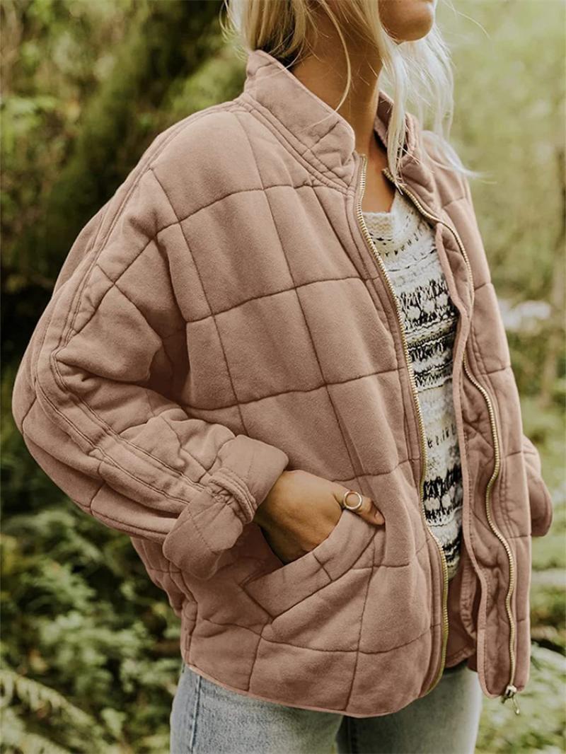 Damen Winterjacke mit durchgehendem Reißverschluss