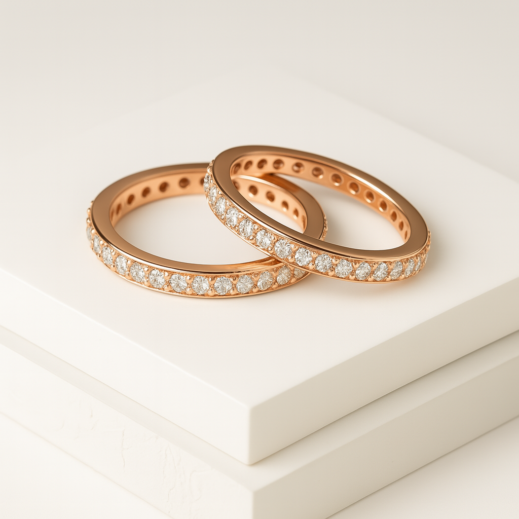 Damenring mit zartem, rundem Design für den Alltag 0