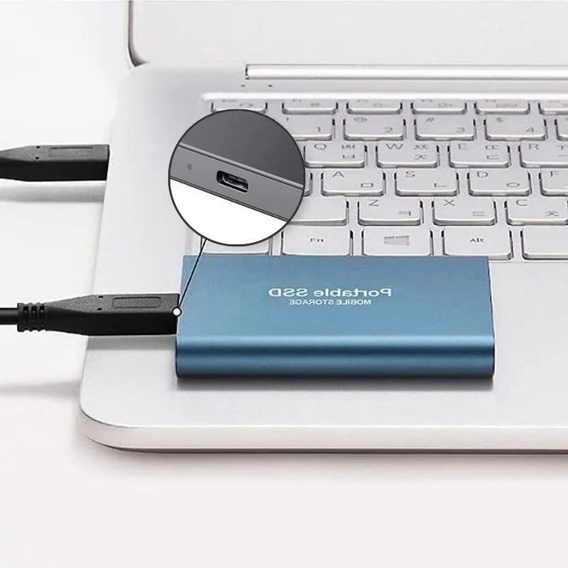 Externe SSD-Festplatte – Tragbarer Speicher mit USB 3.1-Anschluss 3