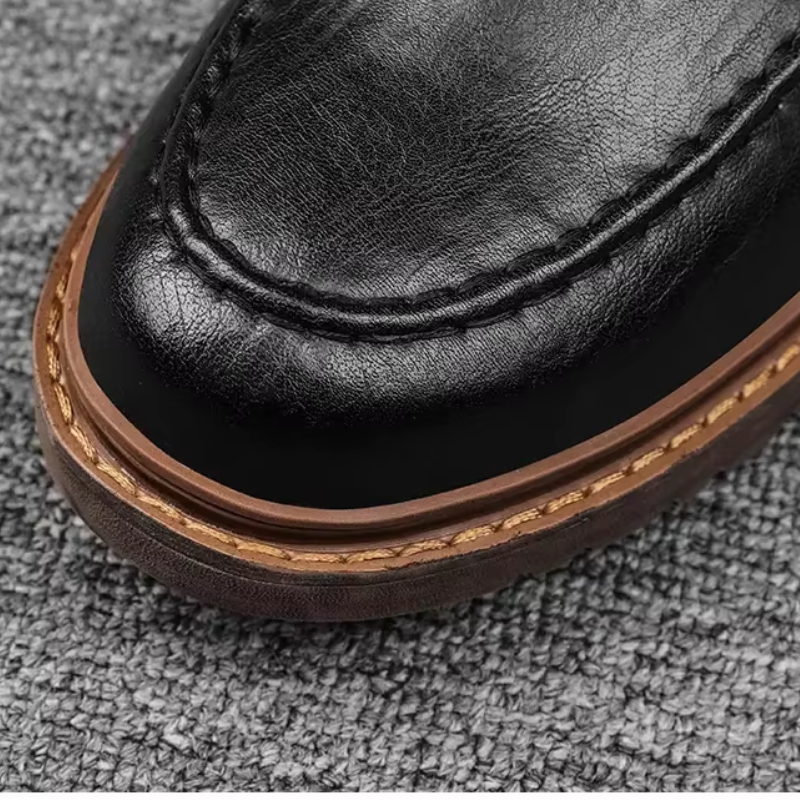 Herren-Freizeitschuhe mit Mokassin und robuster Sohle 6