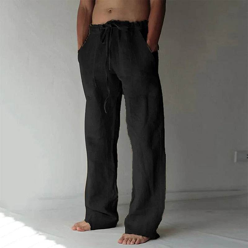Herren Baggy Hose mit Kordelzug