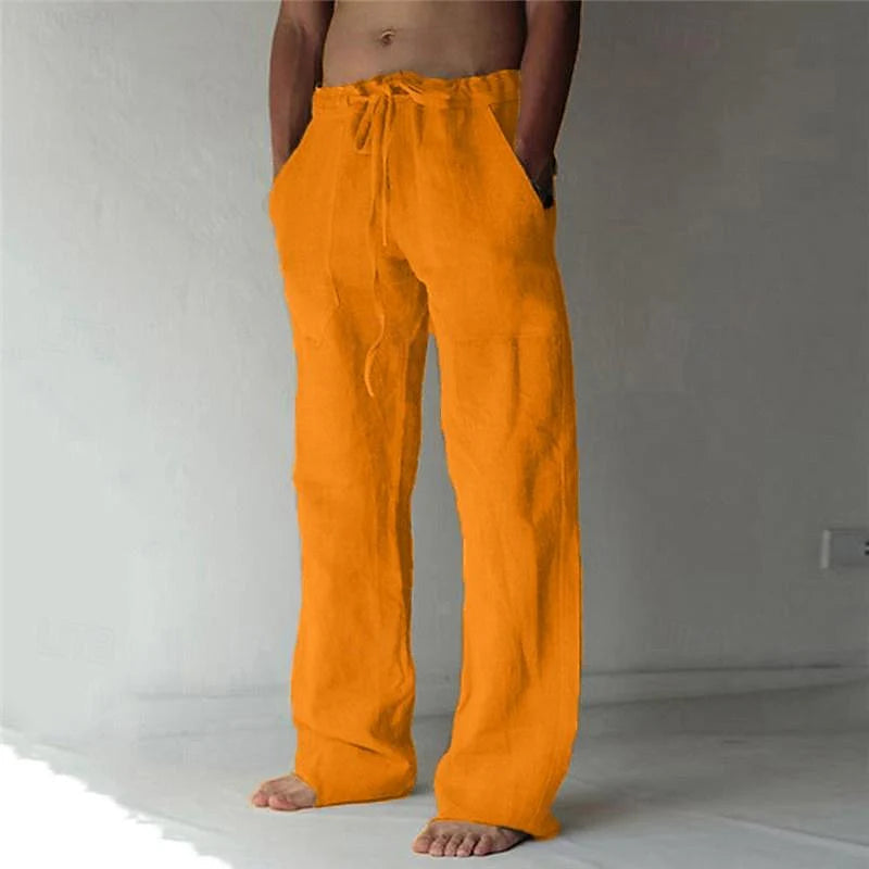 Herren Baggy Hose mit Kordelzug