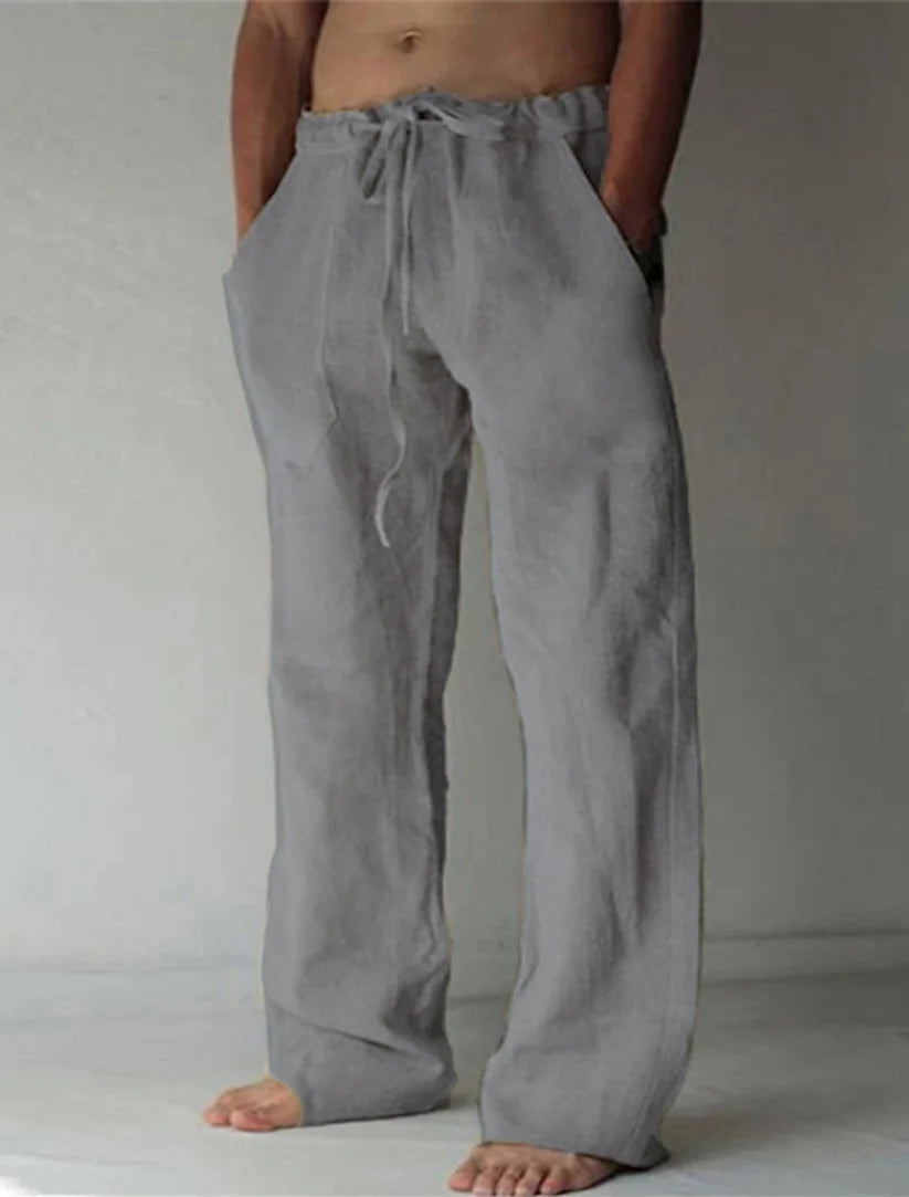 Herren Baggy Hose mit Kordelzug