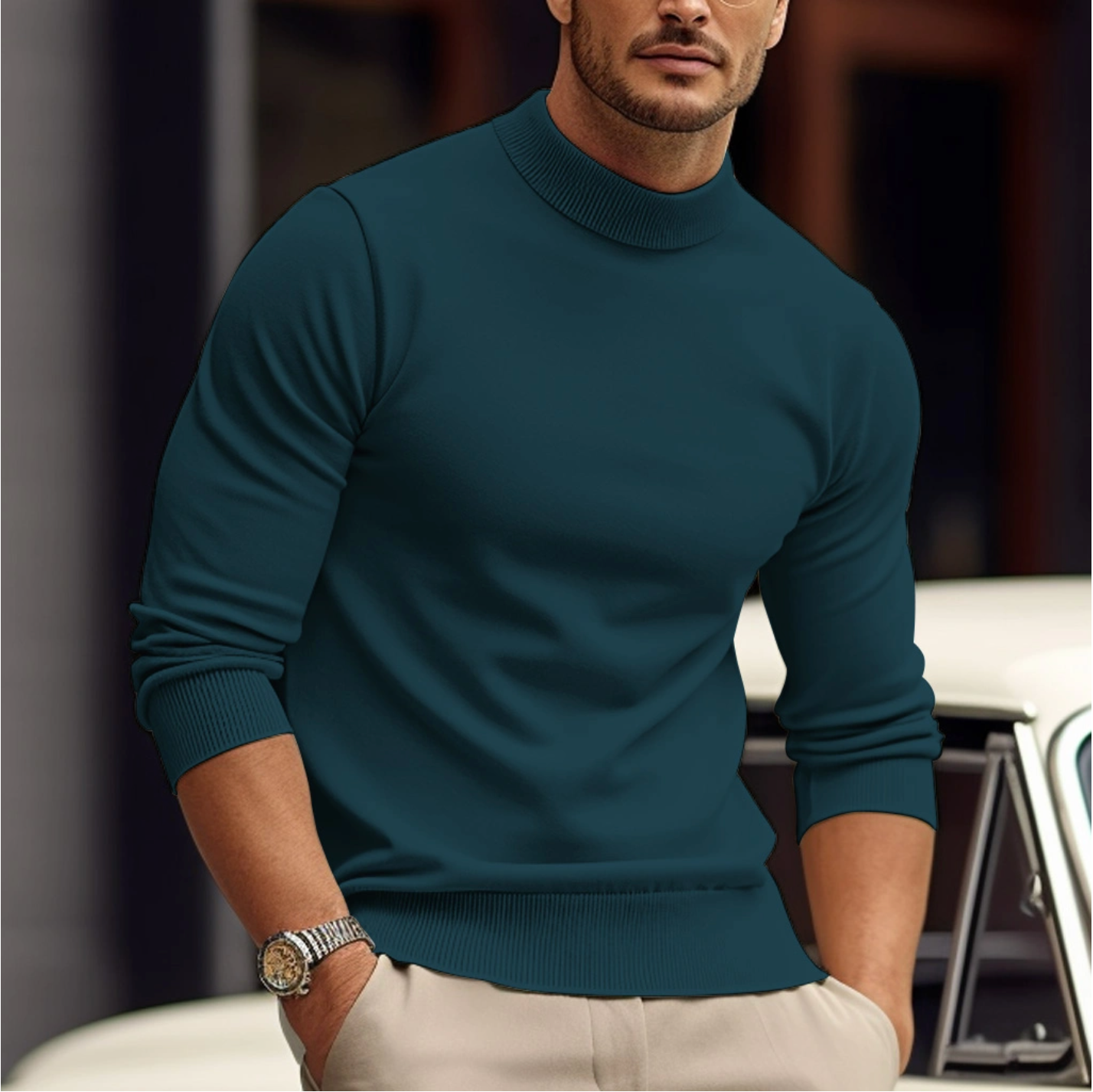 Herrenpullover | Einfarbig
