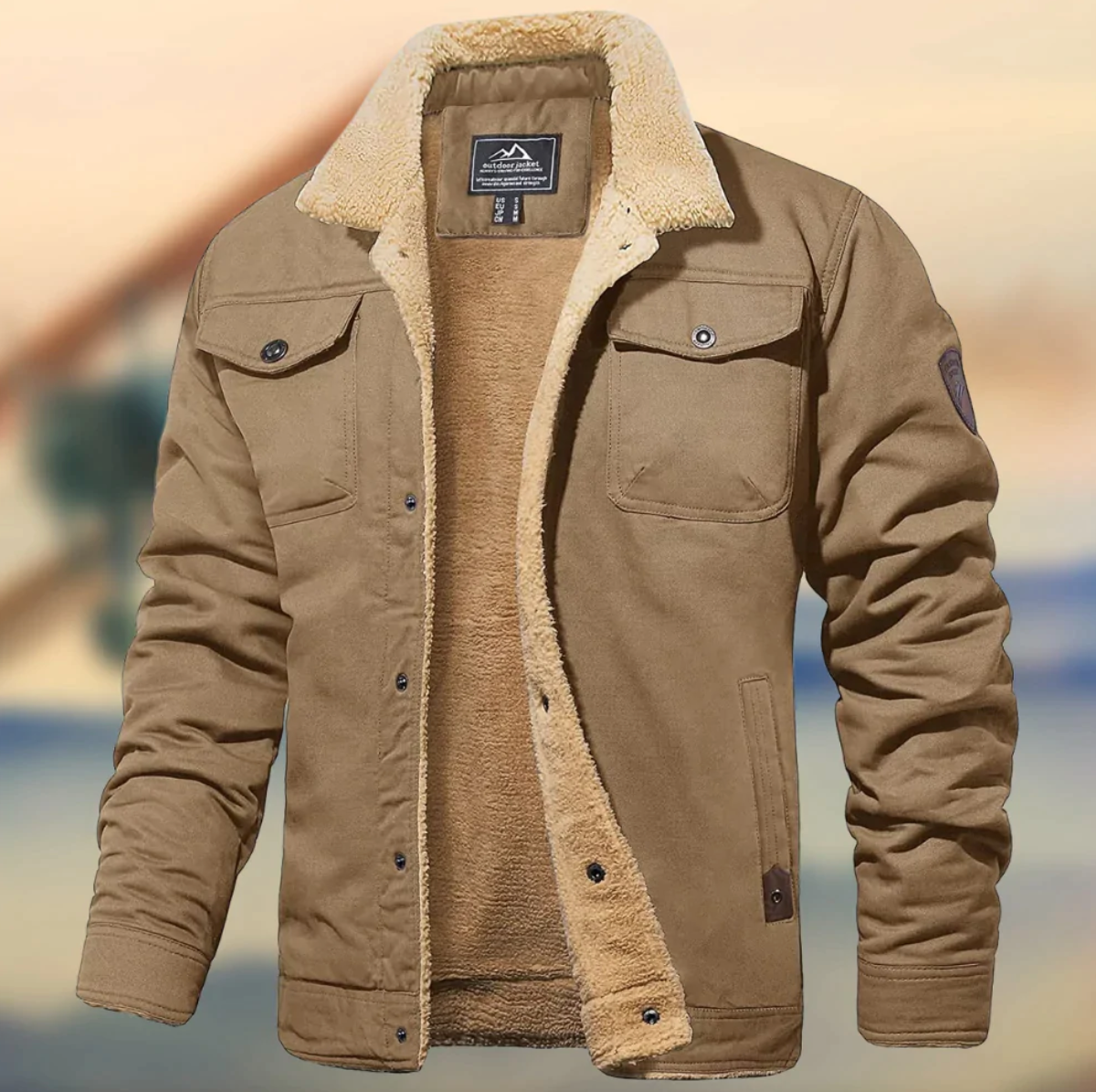 Herren Jacke | Mit Knopfleiste