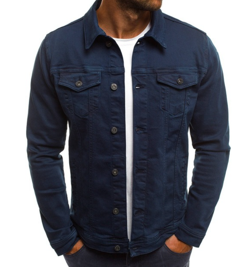 Herren Jacke | Mit Knopfleiste und Brusttaschen