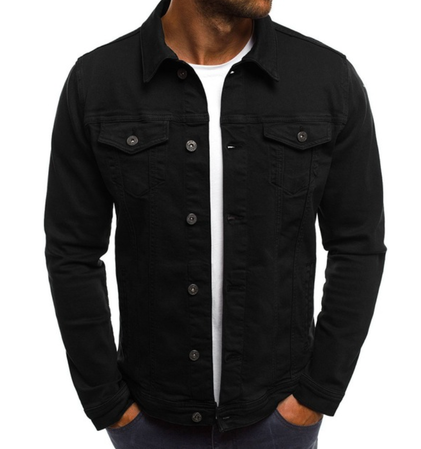 Herren Jacke | Mit Knopfleiste und Brusttaschen