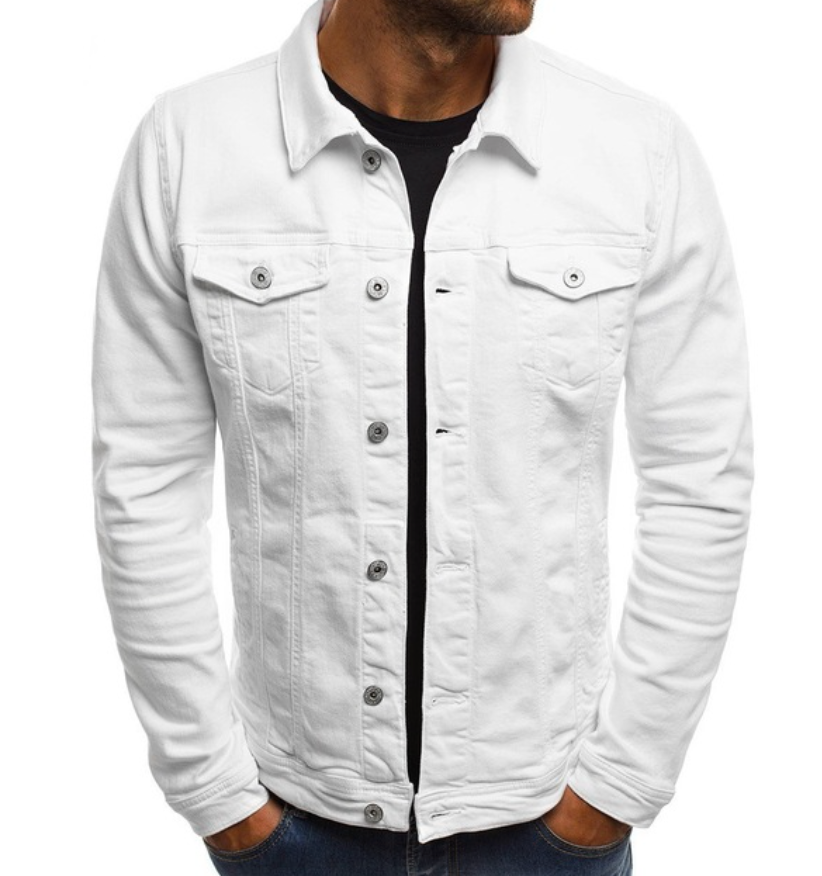 Herren Jacke | Mit Knopfleiste und Brusttaschen