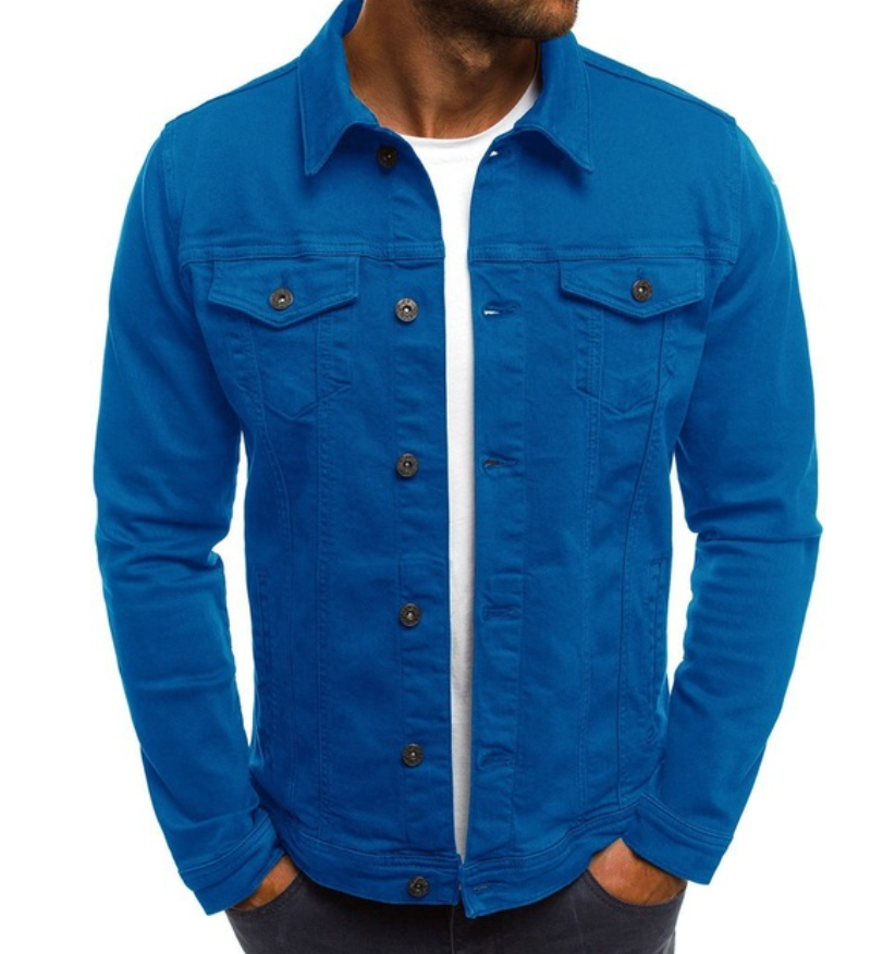 Herren Jacke | Mit Knopfleiste und Brusttaschen