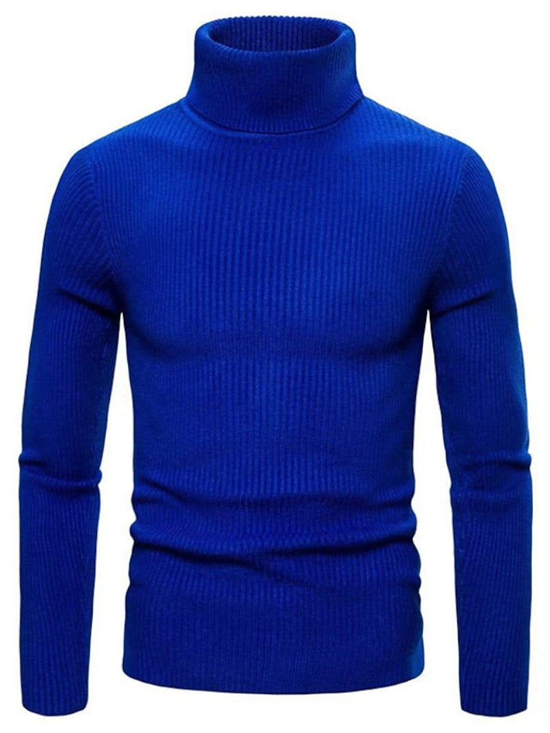 Herren Rollkragenpullover | Einfarbig