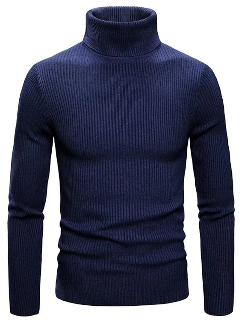 Herren Rollkragenpullover | Einfarbig