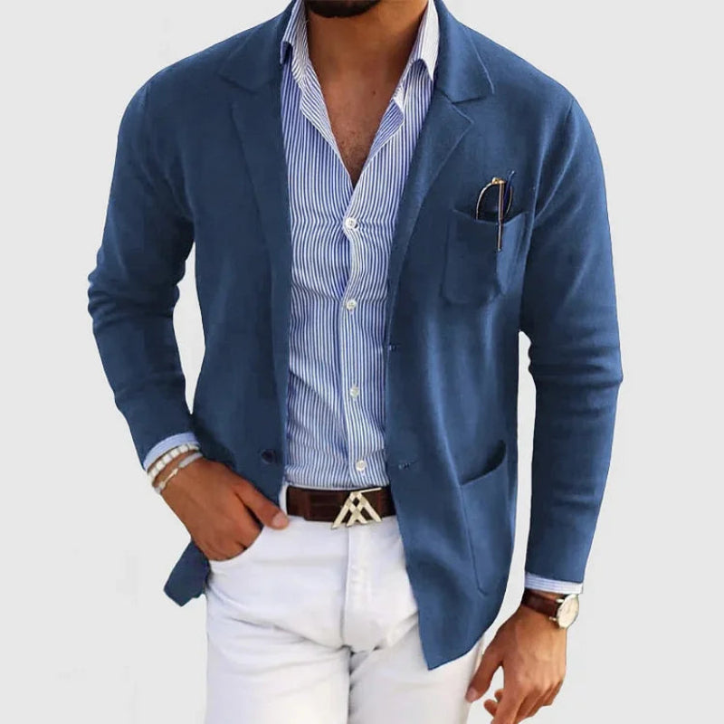 Herren Blazer | Mit Knöpfen, Taschen, Klassischer Kragen