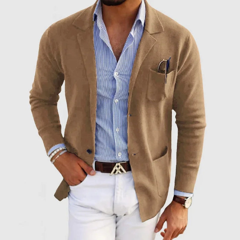 Herren Blazer | Mit Knöpfen, Taschen, Klassischer Kragen