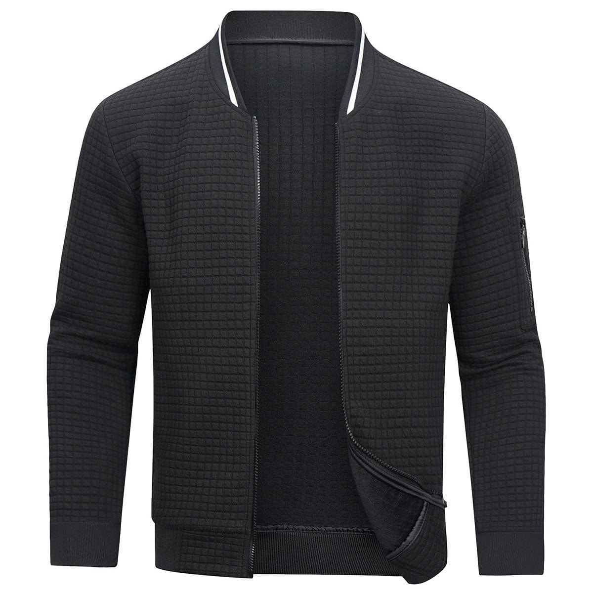 Herren Langarmpullover | Mit Reißverschluss