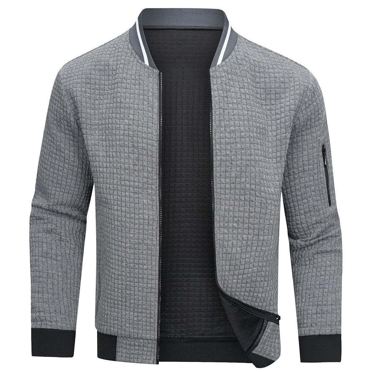 Herren Langarmpullover | Mit Reißverschluss