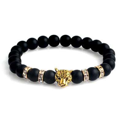 Herrenarmband mit Modernem Panther-Design und Verstellbarem Verschluss 1