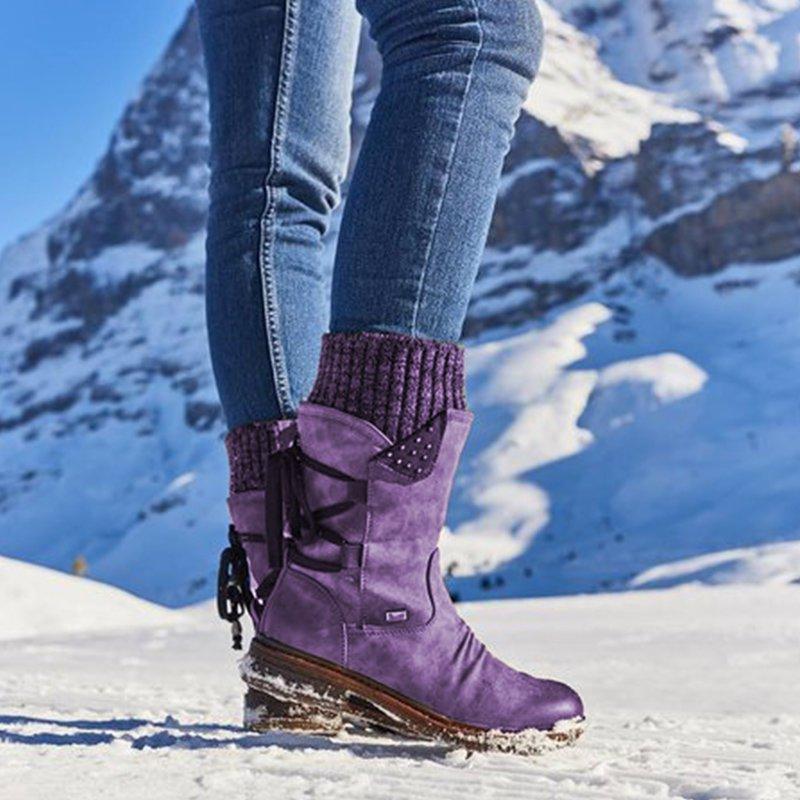Isolierte Winterstiefel für Damen für kaltes Wetter 5