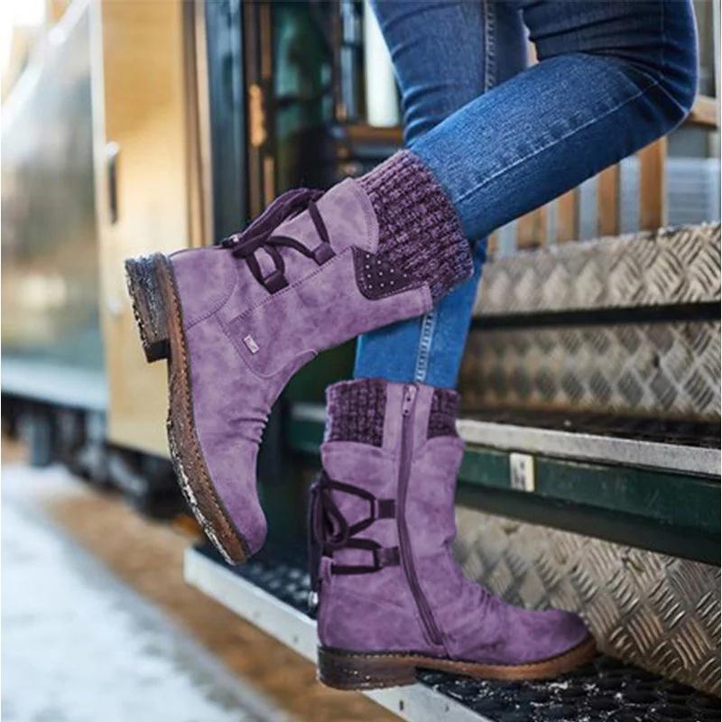 Isolierte Winterstiefel für Damen für kaltes Wetter 6
