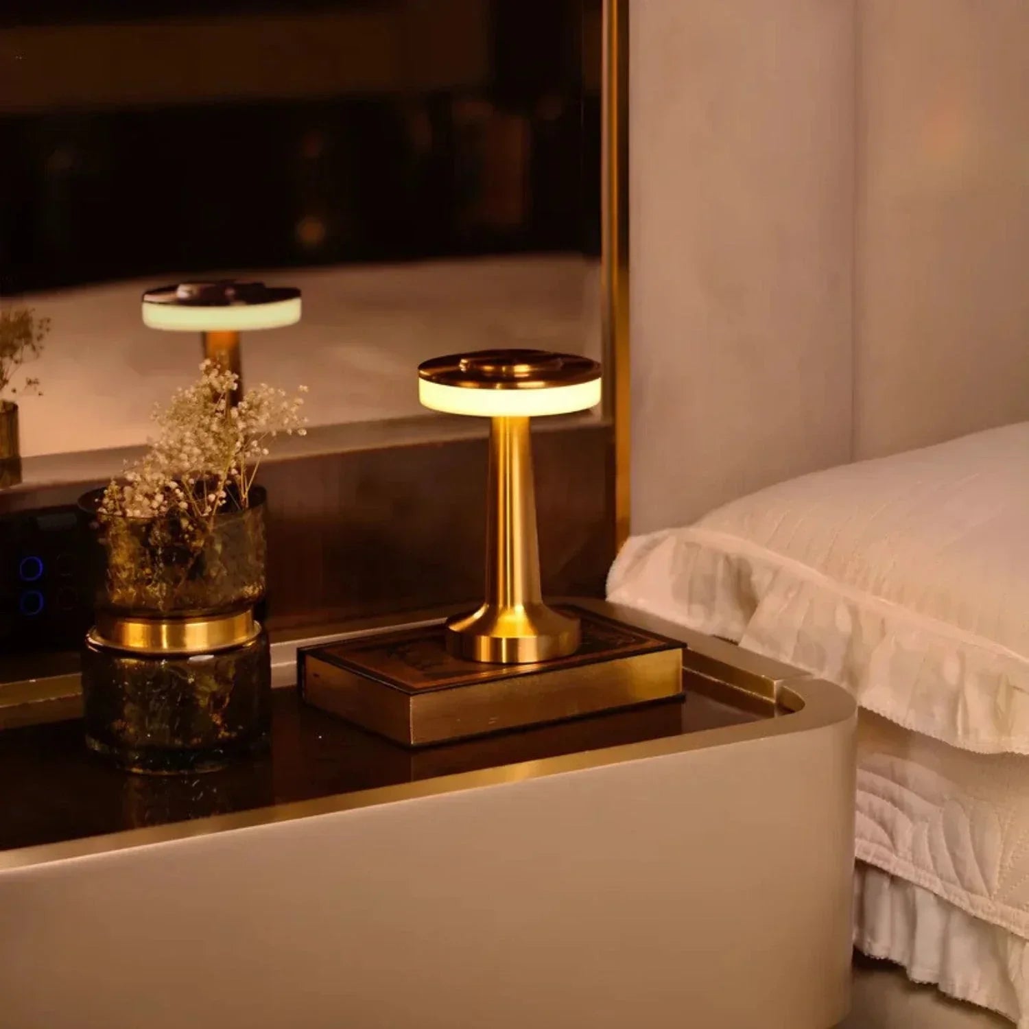 Kabellose Tischleuchte – Dimmbar und Wiederaufladbar mit LED 2