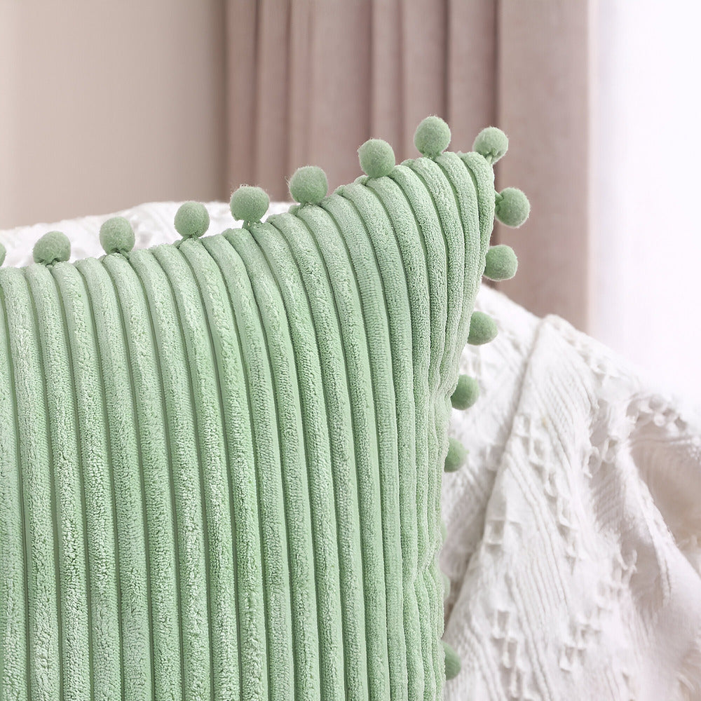 Kissenbezüge 40x40 – Dekorativ Mit Pom Poms Für Wohnräume 2