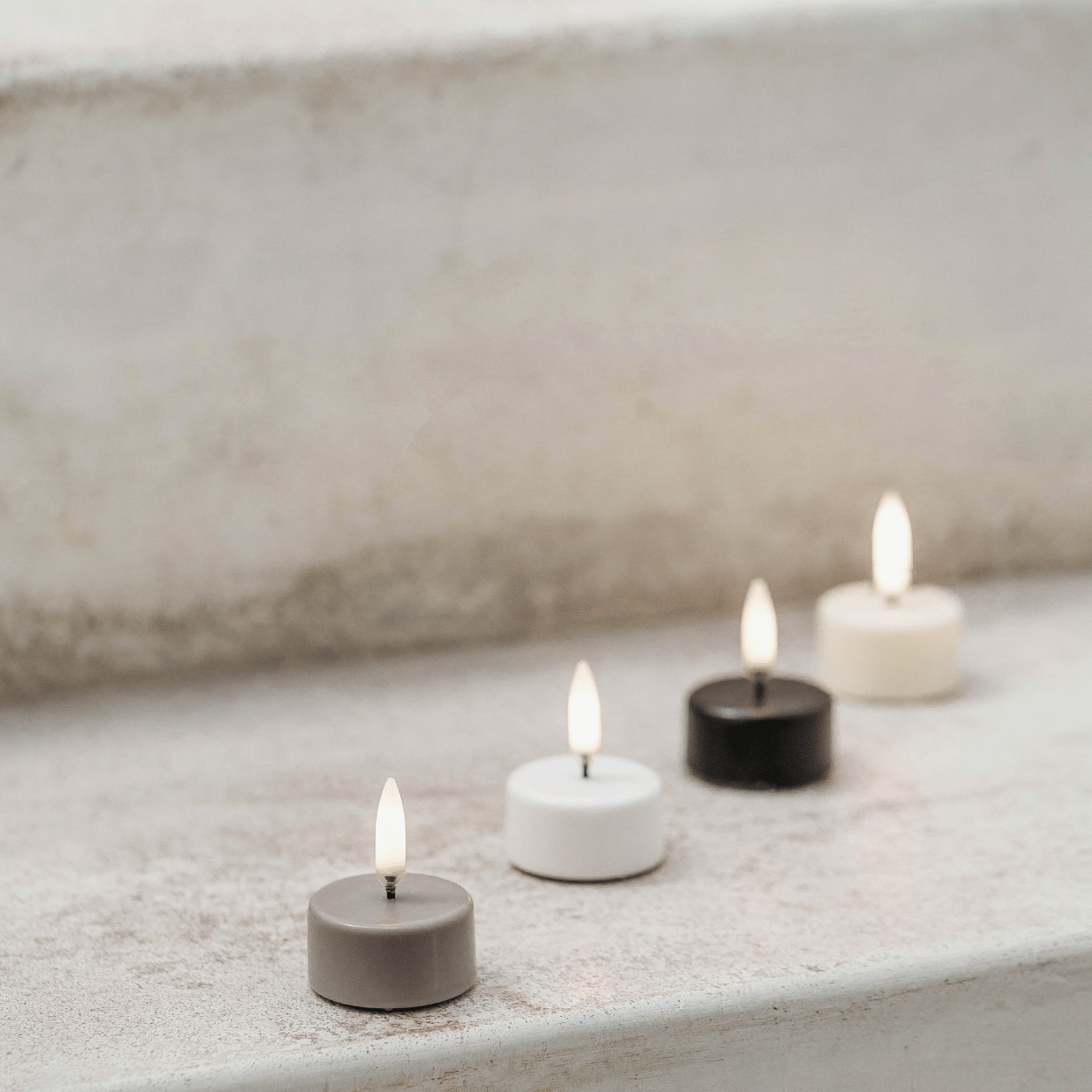 LED-Kerzenset ohne Flamme – Batteriebetrieben mit Timer und Fernbedienung 4