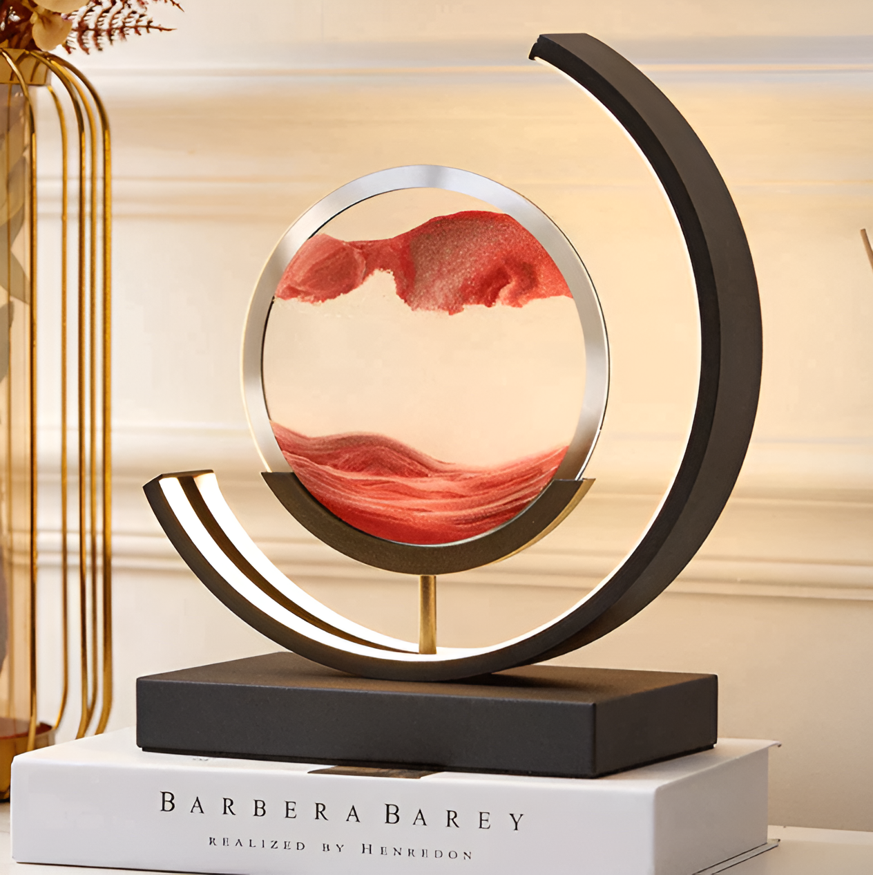 LED Dekoleuchte – Einstellbare Lichtmodi mit Beweglichem Sanddesign 2