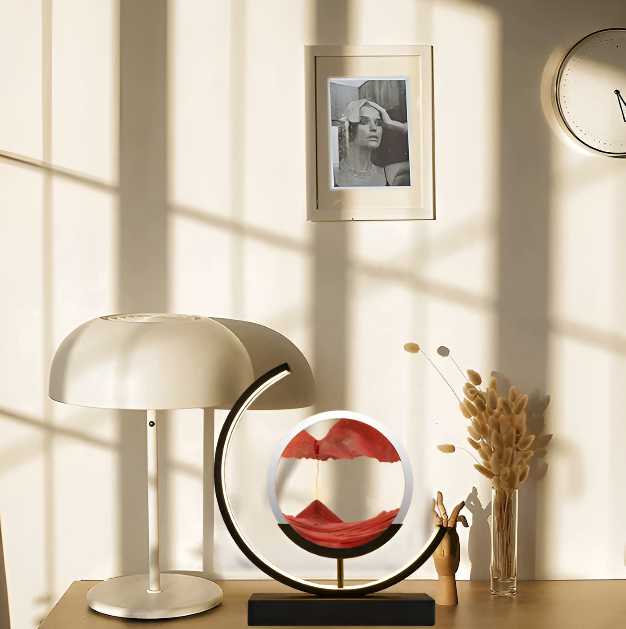 LED Dekoleuchte – Einstellbare Lichtmodi mit Beweglichem Sanddesign 3