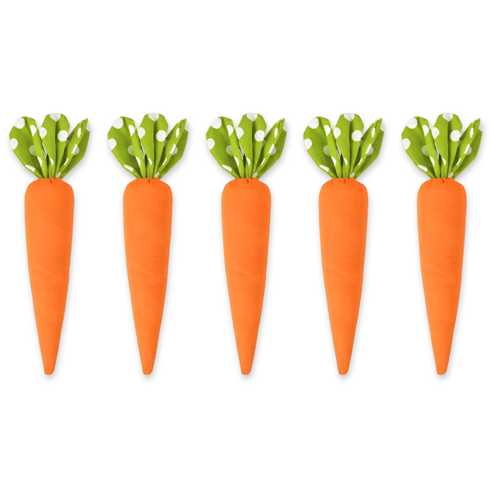 Plüsch Karottenspielzeug-Set – Interaktive Osterdekoration für Kinder 10